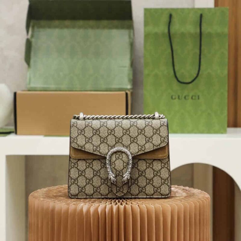 GUCCI Dionysus系列GG Supreme帆布肩背包 421970 KHNRN 8642