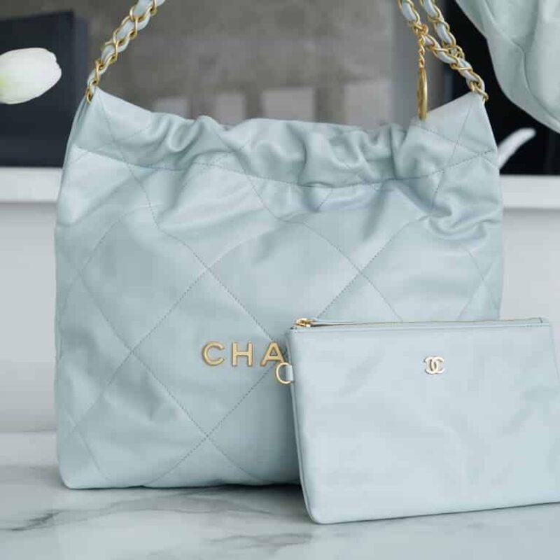 CHANEL 22 小号手袋 AS3260雾霾蓝
