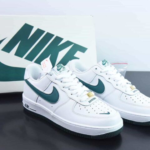 NK Air Force 1 Low '07 “Swoosh”深绿小勾 低帮空军一号休闲板鞋 3M反光 货号：CV5696-966