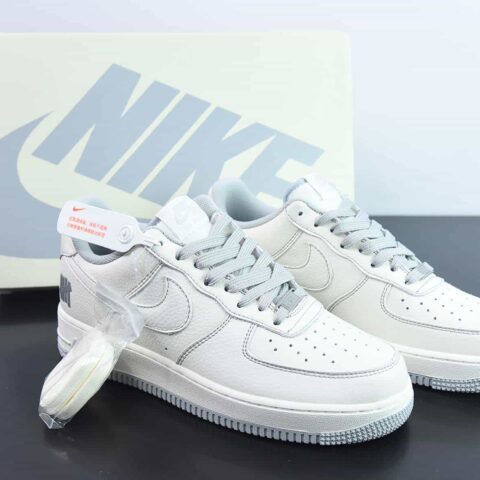 Nike Air Force 1´07 Low"Beige/Grey"空军一号经典低帮百搭休闲运动板鞋“联名皮革米白浅灰”UN1988-666