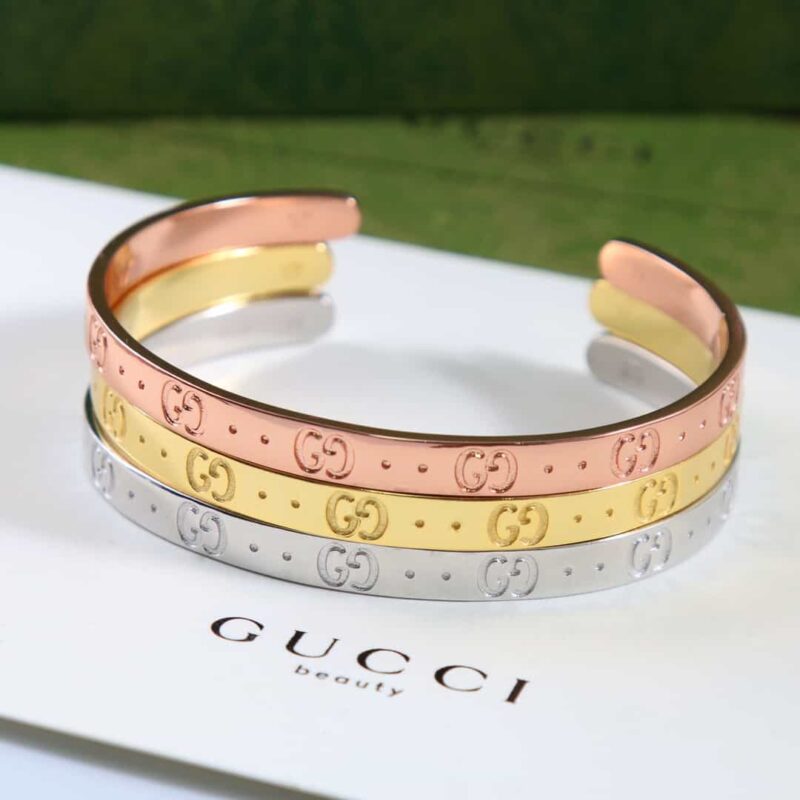 新款Gucci古驰双G开口手镯