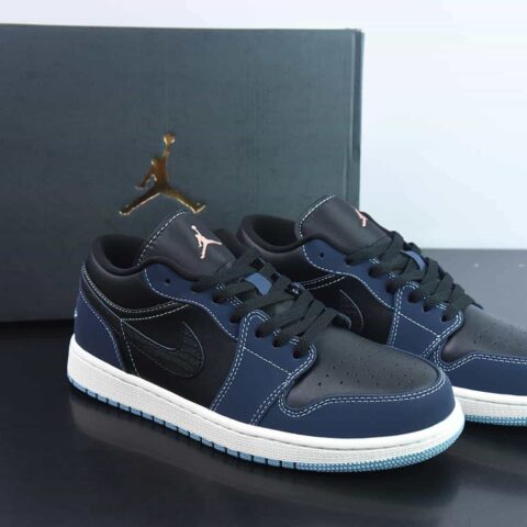 Air Jordan 1 Low AJ1 乔1黑蓝白 低帮文化休闲板鞋 货号FJ5478-010