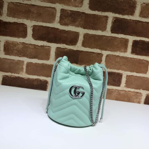 GUCCI古驰GG Marmont系列迷你水桶包575163