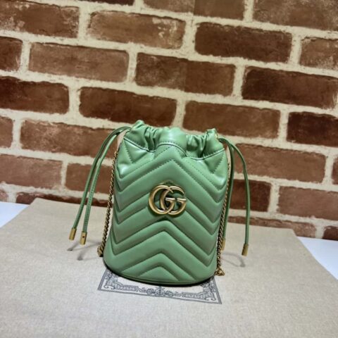GUCCI古驰GG Marmont系列迷你水桶包575163