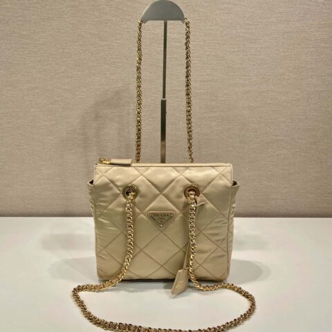 PRADA普拉达Vintage中古链条菱格流浪包1BG468