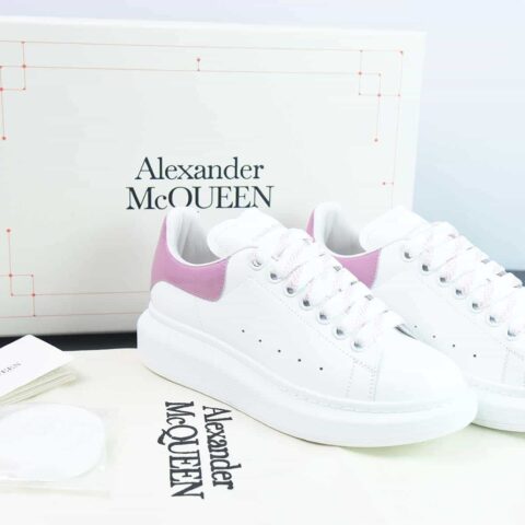 Alexander McQueen/亚历山大麦昆 松糕鞋厚底增高小白鞋