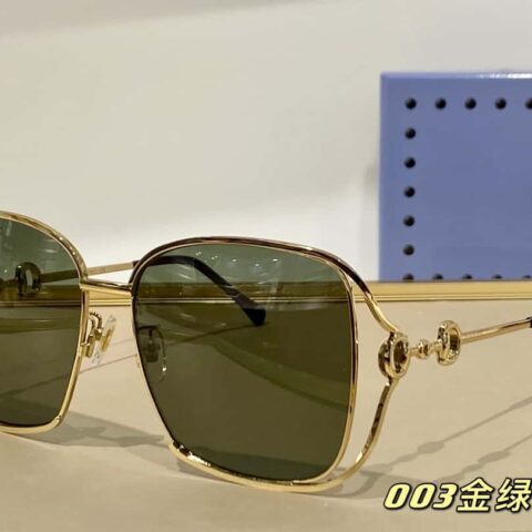 GUCCI古驰马蹄扣镜腿板材太阳镜