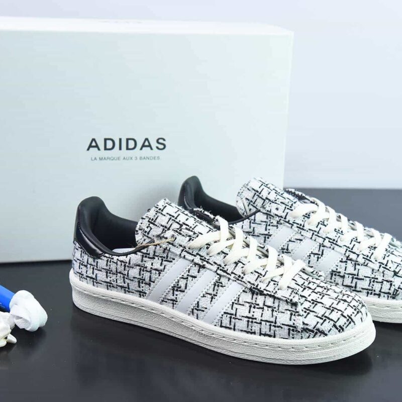 Adidas Campus 80S三叶草校园休闲板鞋 阿迪 小香风 货号：HP2820