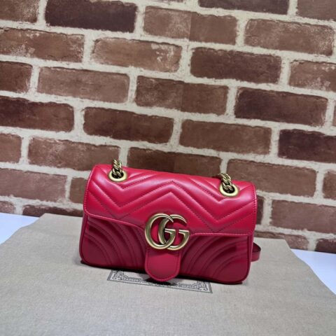 GUCCI古驰GG Marmont系列迷你肩背包446744