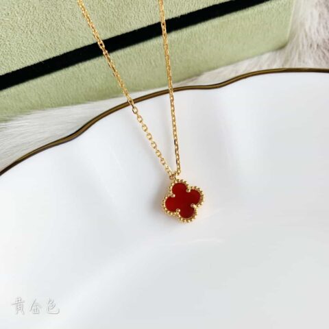 Van Cleef &Arpels 梵克雅宝迷你四叶草项链