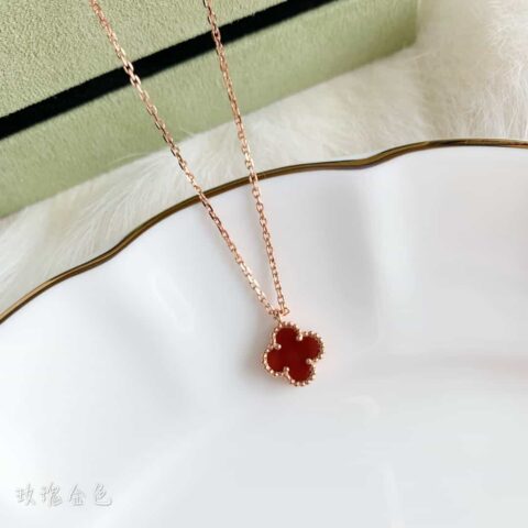 Van Cleef &Arpels 梵克雅宝迷你四叶草项链
