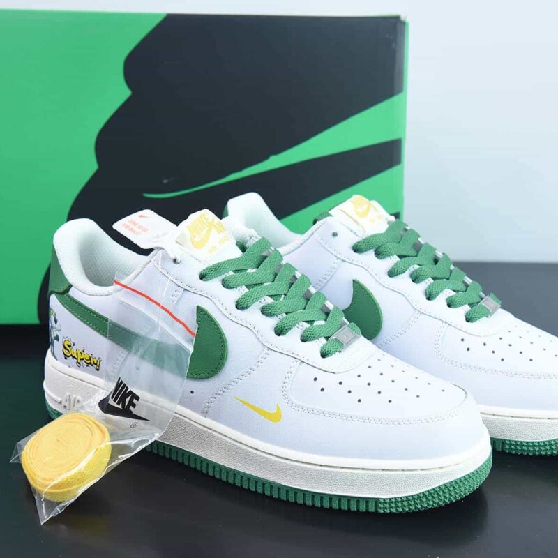 NIke Air Force 1 '07 Low “Super PUMA联名--米白碧玉”空军一号 低帮 运动鞋货号：BS9055-721