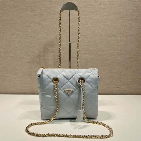 PRADA普拉达Vintage中古链条菱格流浪包1BG468