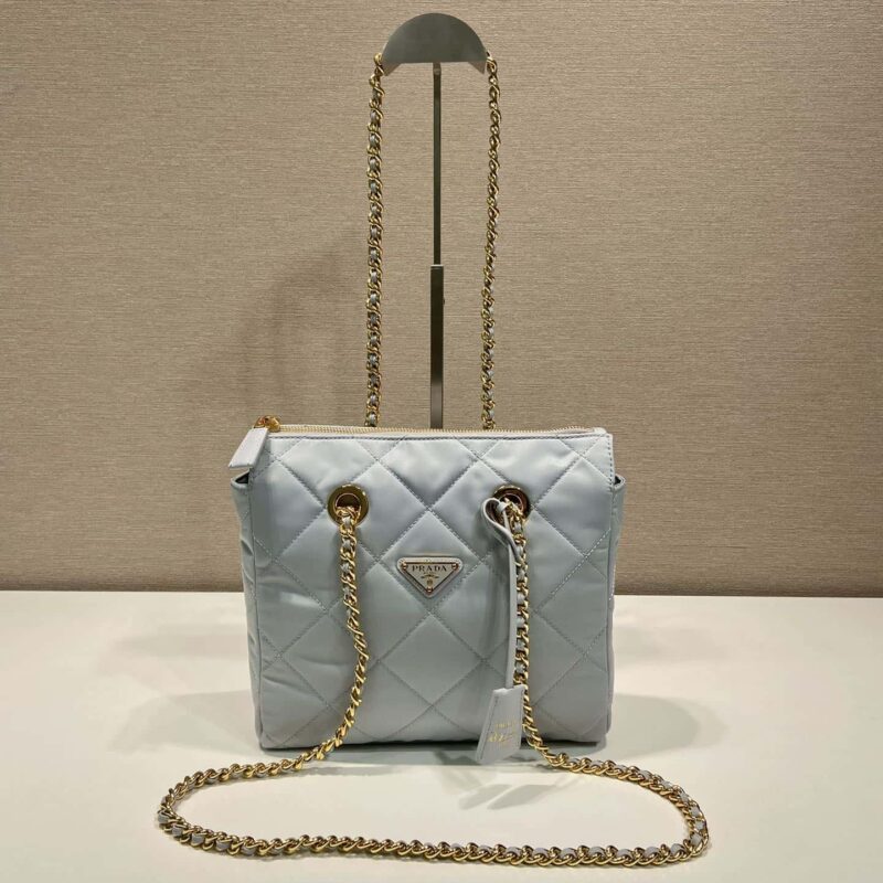 PRADA普拉达Vintage中古链条菱格流浪包1BG468