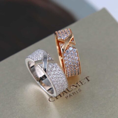 尚美巴黎 CHAUMET 的缘系•一生系列满钻戒指