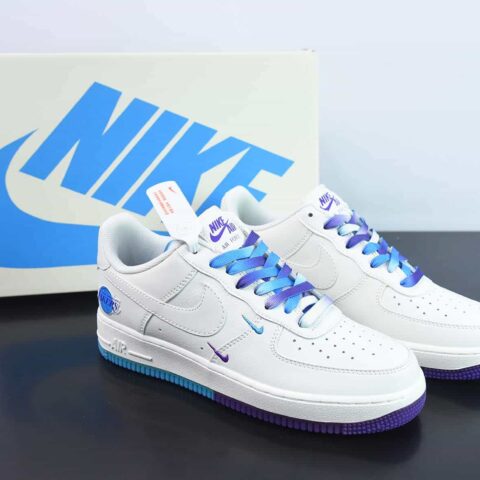 Air Force 1 '07 Low 米蓝紫 洛杉矶湖人 货号：LA9696 023