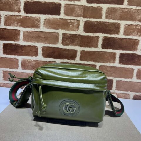 GUCCI古驰同色系双G肩背包725696