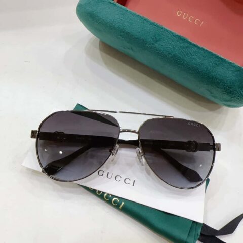 GUCCI古奇圆框男女通用太阳眼镜
