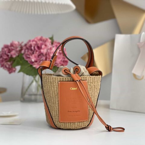 Chloe Basket Bag 菜篮子包包 17CM橙色