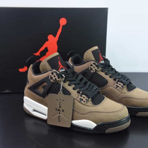 Air Jordan 4 “Olive”深棕 亲友限定 摩卡运动鞋 AJ4-882335