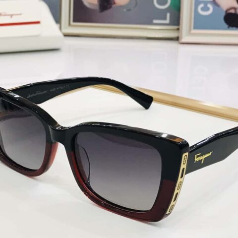 Ferragamo菲拉格慕标志镜腿男女通用太阳眼镜
