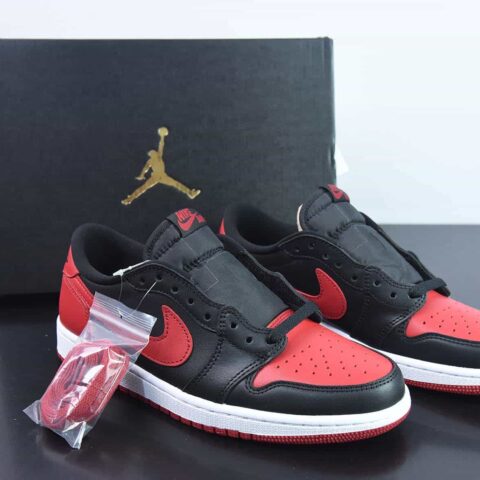 Air Jordan AJ1 Retro Low OG “黑红禁穿 ”乔一低帮休闲板鞋货号：705329-001