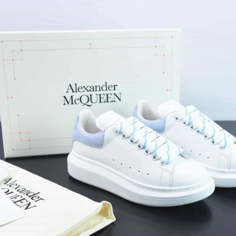 Alexander McQueen/亚历山大麦昆 松糕鞋厚底增高小白鞋