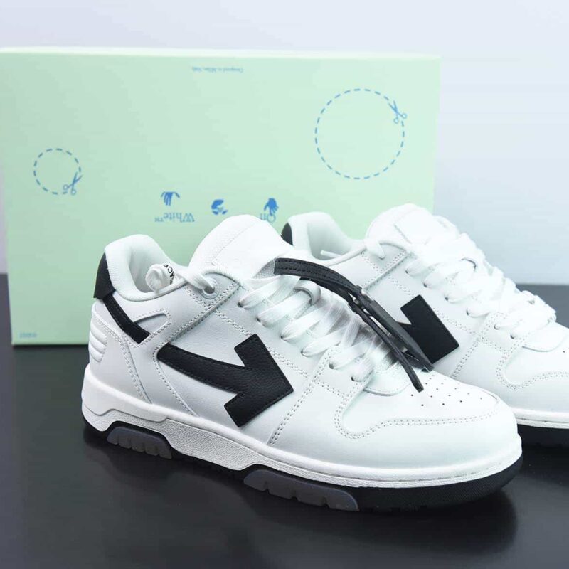 OFF-WHITE Out Of Office 系列低帮复古百搭休闲运动板鞋