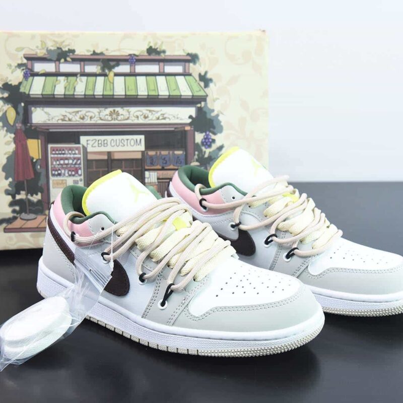 Air Jordan 1 Low 解构抽绳低帮 乔1低帮文化篮球鞋 货号：FD9906 131