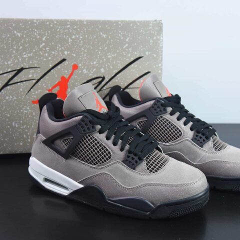 Air Jordan 4 AJ4 摩卡黑棕麂皮小TS篮球鞋 货号：DB0732-200