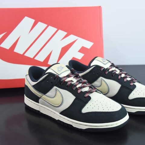 Nike Dunk Low “Black Suede” 椰奶熊猫低帮运动鞋 货号：DV3054-001