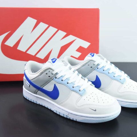 Nike Dunk Low “Ivory Hyper Royal” 海盐蓝低帮运动鞋 货号：FB1843-141