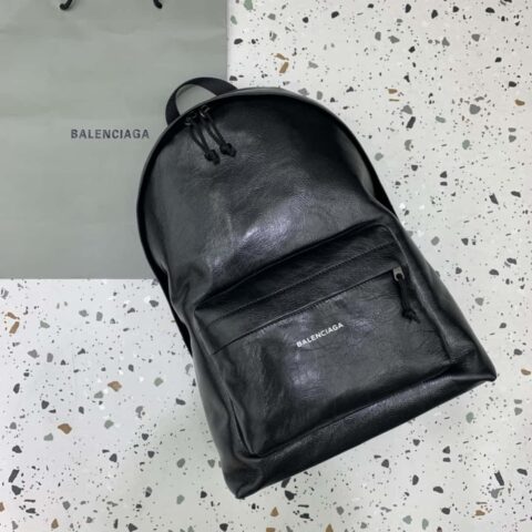 BALENCIAGA巴黎世家小牛皮新款净版书包背包双肩包180100