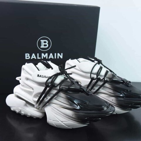 巴尔曼 Balmain Unicorn Low Sneakers 独角兽系列低帮增高厚前卫老爹风休闲运动慢跑鞋