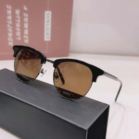 MONTBLANC万宝龙圆框男士太阳眼镜
