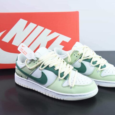Nike SB Dunk Low  定制绑带 扣篮系列复古低帮休闲运动滑板板鞋货号：DD1503-121