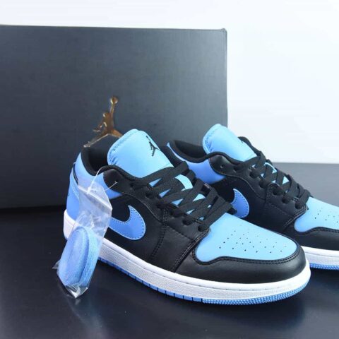 Air Jordan 1 Low 黑篮脚趾 AJ1乔1低帮休闲板鞋 货号：553558 041