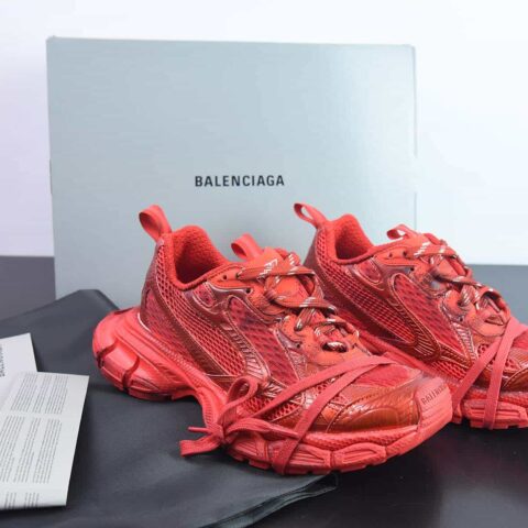 Balenciaga XXXL 巴黎世家 3XL 全红做旧 复古老爹鞋