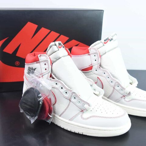 Air Jordan 1 Retro "Phantom"白红兔八哥高帮运动鞋 货号：555088-160