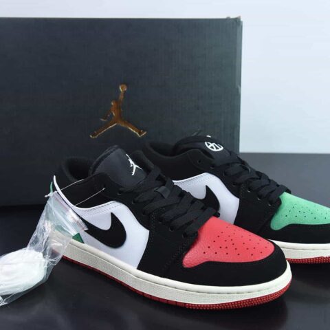 Air Jordan 1 Low "Quai 54" AJ1 乔1锦标赛20周年特别款 低帮文化休闲板鞋 货号：FQ6703-100