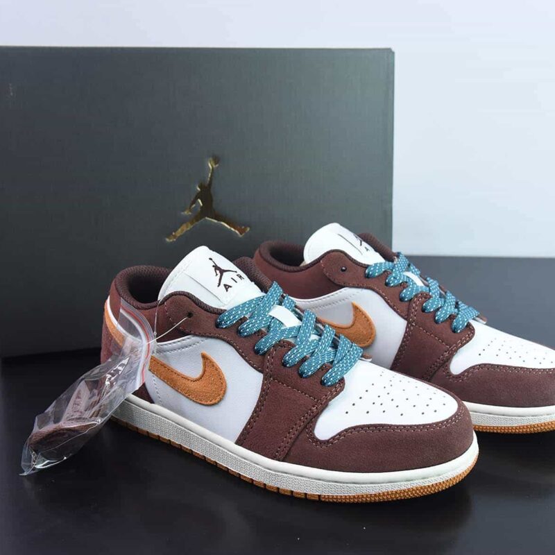 NK Air Jordan 1 Low "Cacao Wow" AJ1 乔1摩卡色 低帮文化休闲板鞋 货号：FB2216-200