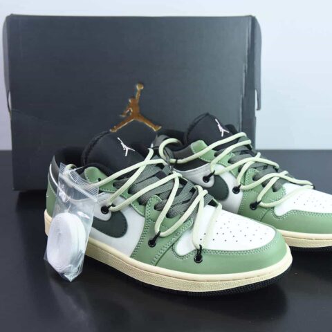 Air Jordan AJ1 Low 乔丹一代双绑绳低帮经典复古运动篮球鞋 553558-062