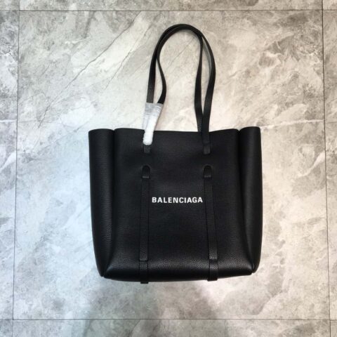 Balenciaga巴黎世家里外进口牛皮购物袋201