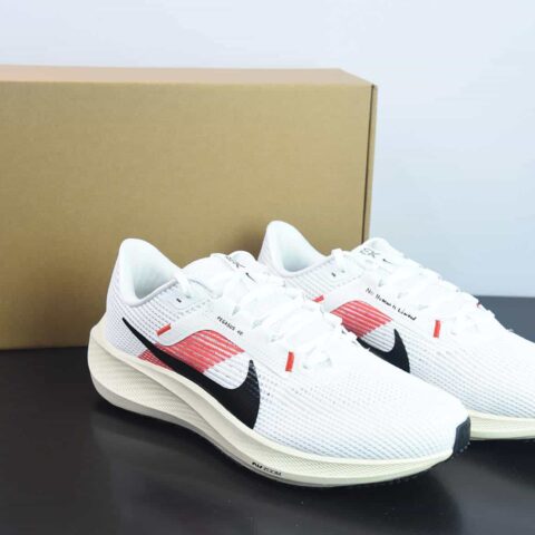 Air Zoom Pegasus 40飞马系列  白红色 黑勾运动鞋 货号：FJ0686 100