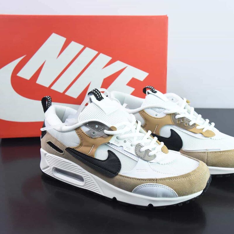 NK Air Max 90 Futura 解构版低帮复古百搭气垫休闲运动慢跑鞋 货号：DM9922 002