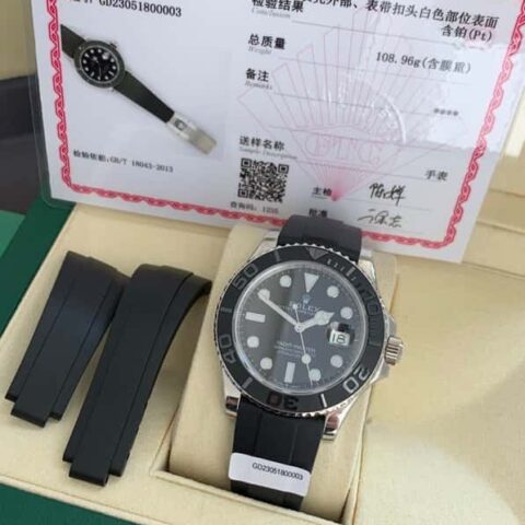 新游艇白金版金表瑞士原装ETA-2824机芯腕表