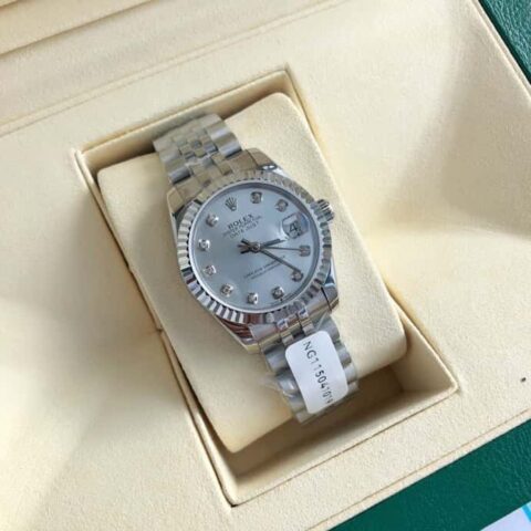 ROLEX- 劳力士日志型女款装载瑞士ETA-2671机芯天然真钻腕表