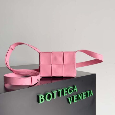 Bottega Veneta葆蝶家 Cassette编织三格Mini包 667048型号 666688