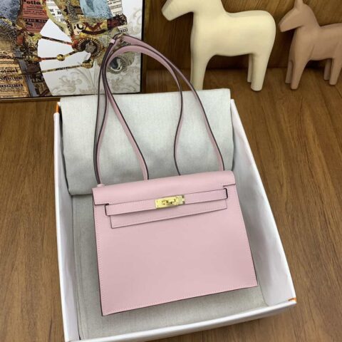 Hermès kelly danse 跳舞包 22cm evercolor 3Q粉 金扣