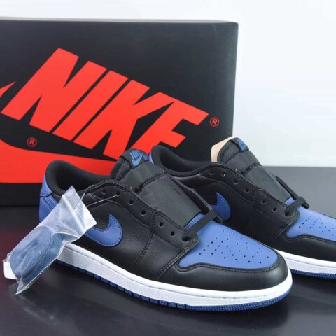 Air Jordan 1 Retro Low AJ1乔1 低帮 黑蓝 货号：CZ0775-041